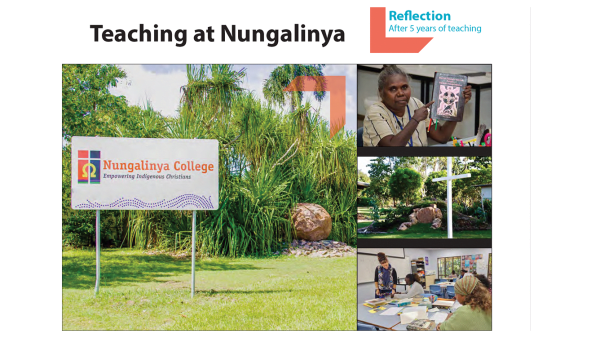 Teaching at Nungalinya
